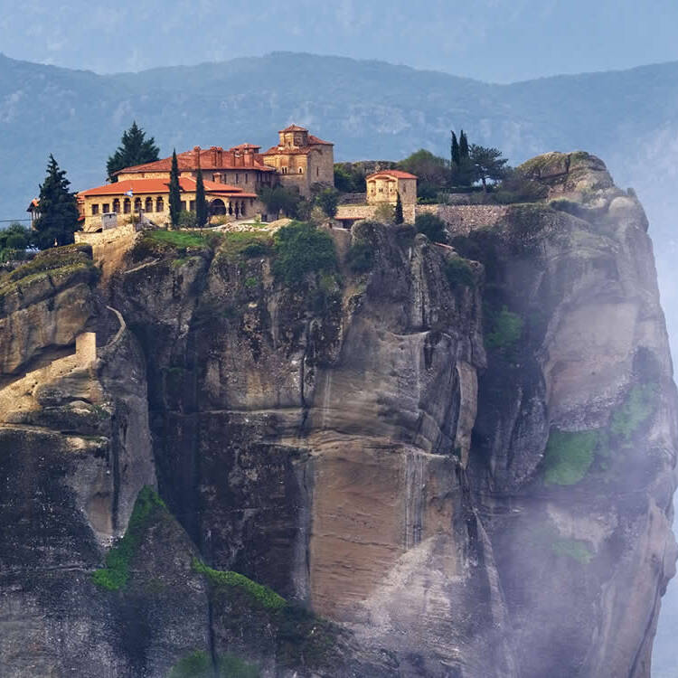This journey takes you to the unknown treasures of Greece: from the remote villages of the Pindus Mountains to the spectacular rock-hewn monasteries of Meteora